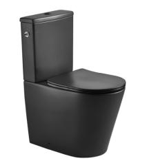 WC kombi komplet SAT Brevis vario odpad černý/mat SATBRE031RREXVPBKM