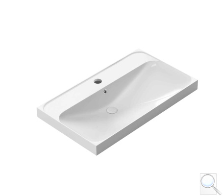 Nábytkové umyvadlo SAT Brevis 81x47,5 cm otvor pro baterii uprostřed SATBRE8046. obr. 1
