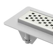 Sprchový žlab S-Line Multi 40 cm plast chrom lesk čtverečky ZLAB40. obr. 6 