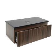 Koupelnová skříňka s deskou z umělého kamene SAT Evolution 98x30x44,8 cm ořech mat SATEVO100NATK. obr. 2 