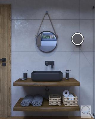 Deska pod umyvadlo Naturel Wood 100x5x55 cm dub koňak DMDUB100K obr. 1