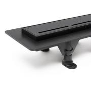 Sprchový žlab SAT 80 cm plast černý mat ZLAB80BL. obr. 3&nbsp;