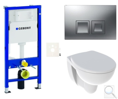 Závěsný WC set do lehkých stěn / předstěnová KOLO Rekord SIKOGES4K4. obr. 1