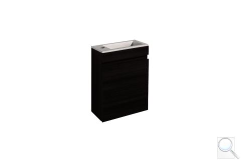 Koupelnová skříňka s umyvadlem Naturel Verona 40x53,2x22 cm tmavé dřevo VERONA40TD 