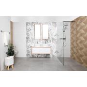 Obklady Kale Shiro Bloom white bílá. CSE-SHIRO-BLOOM-002