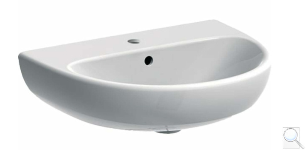 Umyvadlo Geberit Selnova 55x44 cm otvor pro baterii uprostřed 500.315.01.7. obr. 1