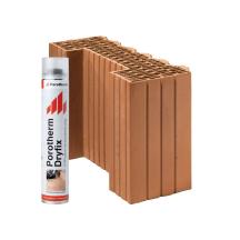 Cihla Porotherm 38 EKO+ Profi Dryfix 1/2 K - Tepelněizolační broušená