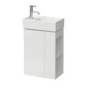 Umývátko Laufen Kartell By Laufen 46x46 cm otvor pro baterii vlevo H8153350001111. obr. 2&nbsp;