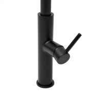 Dřezová baterie SAT s vytahovací sprškou, 2 proudy černá mat SATBSD286C. obr. 6&nbsp;