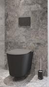 WC se sedátkem softclose závěsné SAT Infinitio černá mat zadní odpad SATINF010RREXPBKM (obr. 9)