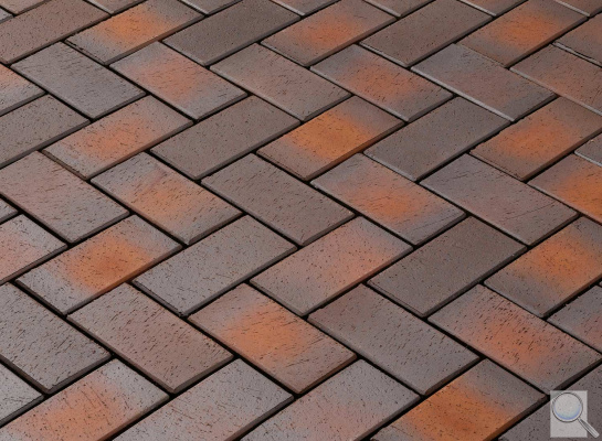 Cihlová dlažba Calau 45. Calau 45, cihlová dlažba