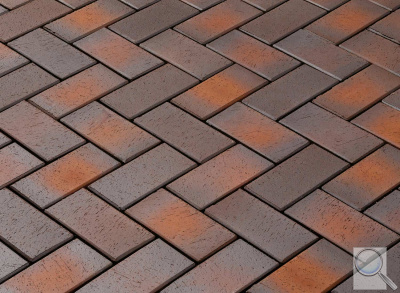 Cihlová dlažba Calau 45. Calau 45, cihlová dlažba
