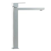 Vysoká umyvadlová baterie SIKO Elements bez výpusti bílá/chrom SIKOBSEL285DB. obr. 2&nbsp;