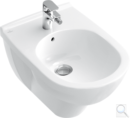 Bidet Villeroy & Boch O.Novo závěsný, vnitřní přívod 54600001.