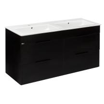 Koupelnová skříňka s dvojumyvadlem Jika Plan 120x44,1x62,2 cm dub H4536621763021