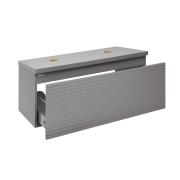 Koupelnová skříňka pod 2 umyvadla Naturel Savona 118x43x44,8 cm šedá mat SAVONA120GMD. obr. 4&nbsp;