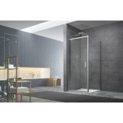 Sprchové dveře 80x195 cm, 90x195 cm, 100x195 cm SAT TEX chrom lesklý. obr. 2