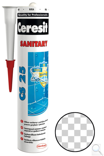 Silikon Ceresit CS 25 transparent 280 ml. 