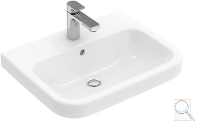 Umyvadlo Villeroy & Boch 55x47, 65x47 cm otvor pro baterii uprostřed. 