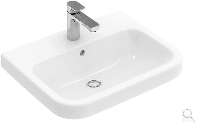 Umyvadlo Villeroy & Boch 55x47, 65x47 cm otvor pro baterii uprostřed. 
