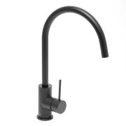 Dřezová baterie SAT Aurum s otočným ramínkem černá matná SATBAUR280C. &nbsp;(2)