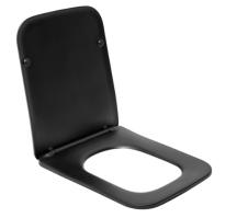 WC sedátko SAT Infinitio hranaté černé SATINFP12BKM