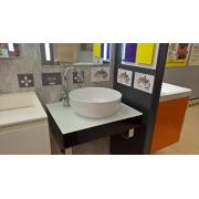 Umyvadlo na desku Triomini Slim 38,5x38,5 cm bez přepadu SLM3939. obr. 6&nbsp;