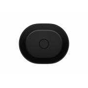 Umyvadlo na desku SAT Aula 47x38 cm černá mat bez otvoru pro baterii, bez přepadu SATAU4738C. &nbsp;(3)