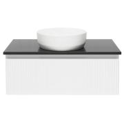 Koupelnová skříňka s deskou z umělého kamene SAT Evolution 98x30x44,8 cm bílá mat SATEVO100WMTK. obr. 2 