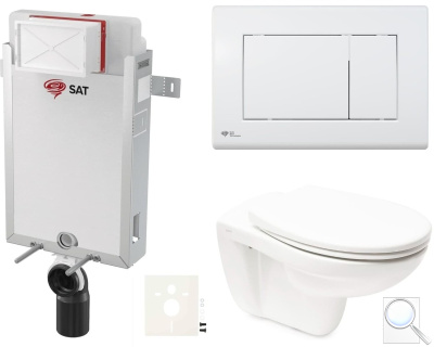 Závěsný WC set k zazdění Vitra Normus SIKOSZNORBO20. obr. 1