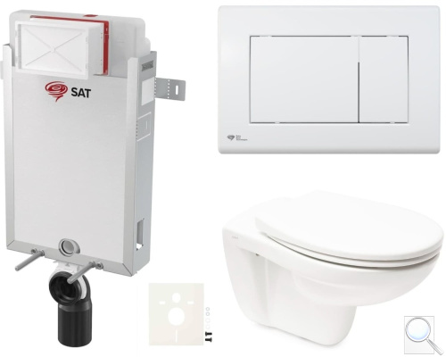 Závěsný WC set k zazdění Vitra Normus SIKOSZNORBO20. obr. 1