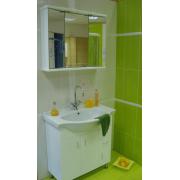 Koupelnová skříňka s umyvadlem Keramia Pro 80x50 cm bílá PRO80DV (obr. 2)