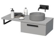 Konzole Naturel Dolce 45x14x3 cm černá mat KONZOLEH45CM. obr. 4&nbsp;