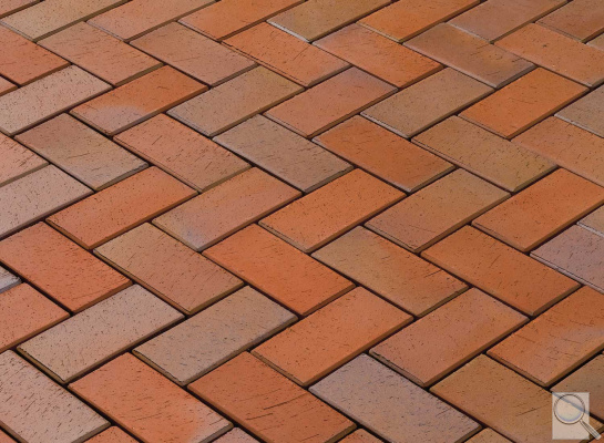 Cihlová dlažba Zittau. Zittau, cihlová dlažba