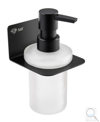 Dávkovač mýdla SAT Mood černá SATDMOOD99MC. obr. 1