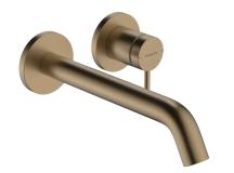 Umyvadlová baterie Hansgrohe Tecturis S bez podomítkového tělesa kartáčovaný bronz mat 73351140