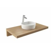 Umyvadlo na desku Ravak Moon 40x40 cm bez otvoru pro baterii, bez přepadu XJN01300001 MOONUM1C. obr. 3