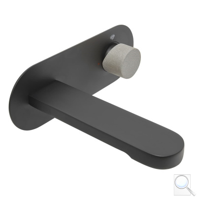 Umyvadlová baterie SAT Fusion včetně podomítkového tělesa páka beton SATBSFU101BC. obr. 1