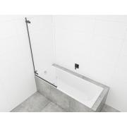 Vanová zástěna SAT TGD NEW 150x80 cm černá SATTGVZO150CT. obr. 2