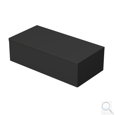 Koupelnová skříňka pod umyvadlo na desku Naturel Ratio 100x29,6x50 cm antracit mat ND1001Z26PU.A3396. obr. 1