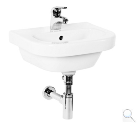 Umývátko Jika Deep 45x37 cm otvor pro baterii uprostřed H8156140001041. obr. 1