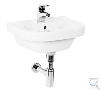 Umývátko Jika Deep 45x37 cm otvor pro baterii uprostřed H8156140001041. obr. 1