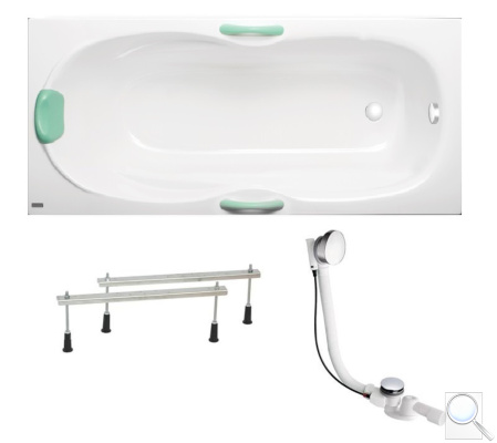 Obdélníková vana Ideal Standard 160x70 cm akrylát NIZKAVANASET. 