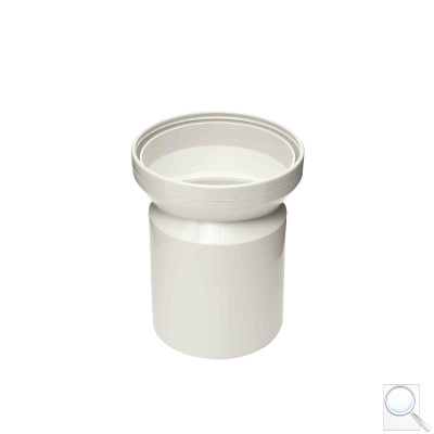 Přímý kus Nicoll ABU excentr 155 mm bílá 750401. obr. 1