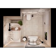 Volně stojící vana SAT Brevis 159x84 cm akrylát levá SATVBRE1600L. obr. 7&nbsp;