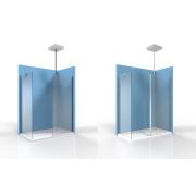 Upevňovací rameno 120 cm SAT Walk-in. Situace Stropní zavěšení&nbsp;