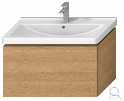 Koupelnová skříňka pod umyvadlo Jika Cubito 84x46,6x48 cm dub H40J4263015191. obr. 1