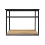 Konstrukce s krycí deskou z umělého kamene Naturel Industrial 59x45x45 cm černá mat KONZOLEUM60DTK. obr. 3