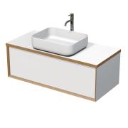 Koupelnová skříňka pod umyvadlo Naturel Oxo Multi 70x39x50 cm, 90x39x50 cm, 110x39x50 cm bílá mat. 110 x 39 x 50 cm 