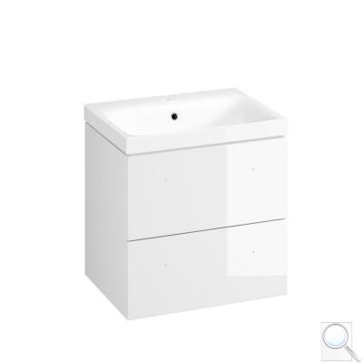 Koupelnová skříňka s umyvadlem Cersanit Medley 60x61.5x45 cm bílá lesk S801-352-DSM obr. 1